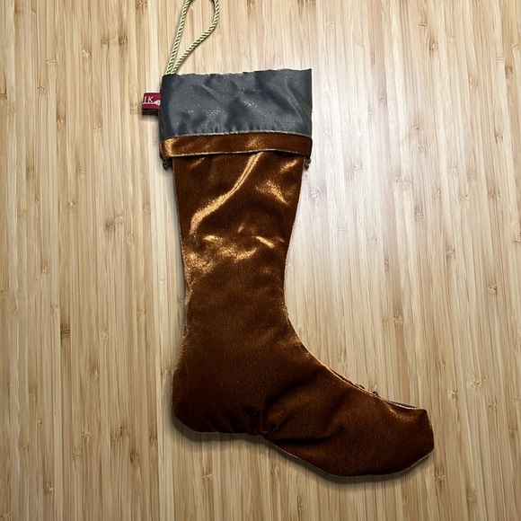 Luxury Aldik velvet & silk beaded Christmas Stocking 15” - Picture 5 of 9